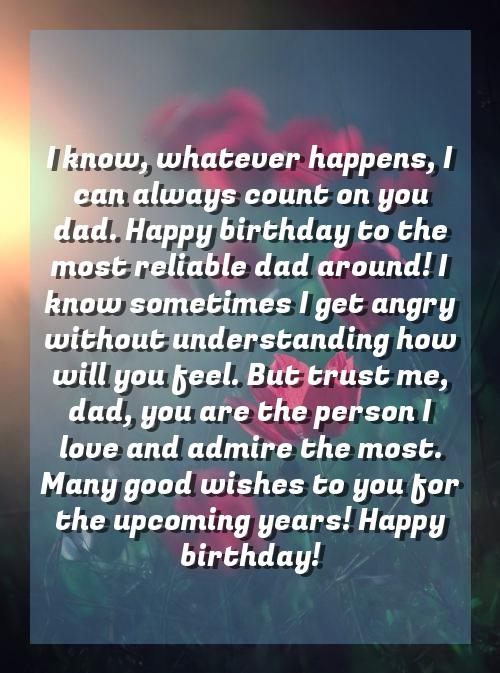 father wishing his son happy birthday
